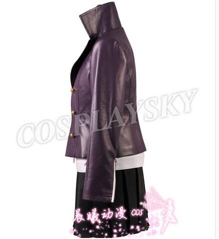 Danganronpa Kyoko Kirigiri Cosplay Costume Dress Set With Gloves Women Halloween Cosplay Costume