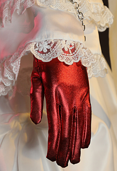 COWOWO Anime!Touhou Project Remilia Scarlet Demon Gothic Dress Elegant Lovely Uniform Cosplay Costume Role Play Outfit Women NEW