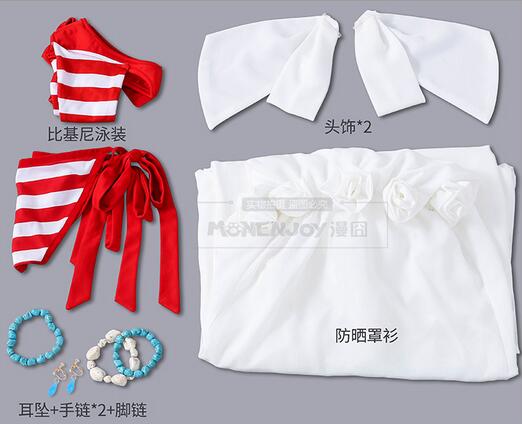 Fate Grand Order Nero Claudius Cosplay Emperor of Roses Cos Caster Swimsuit Costume