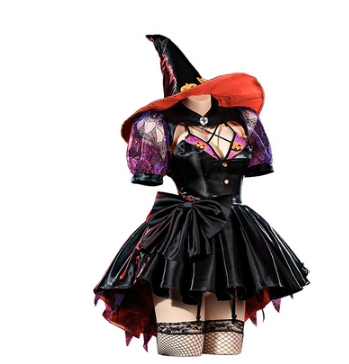 Anime My Dress-Up Darling Kitagawa Marin Halloween Witch Cosplay Costume Woman Cosplay Dress