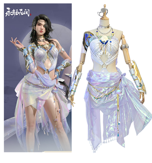 EIME Game Naraka: Bladepoint Cosplay Valda Cui Costume Cui Sanniang Cosplay Dress Party Suit Halloween Uniforms Custom Made