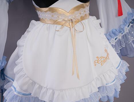 Game Maid Ganyu Cosplay Costume Game Genshin Impact Fanart Ganyu Maid Ver Dress Costumes