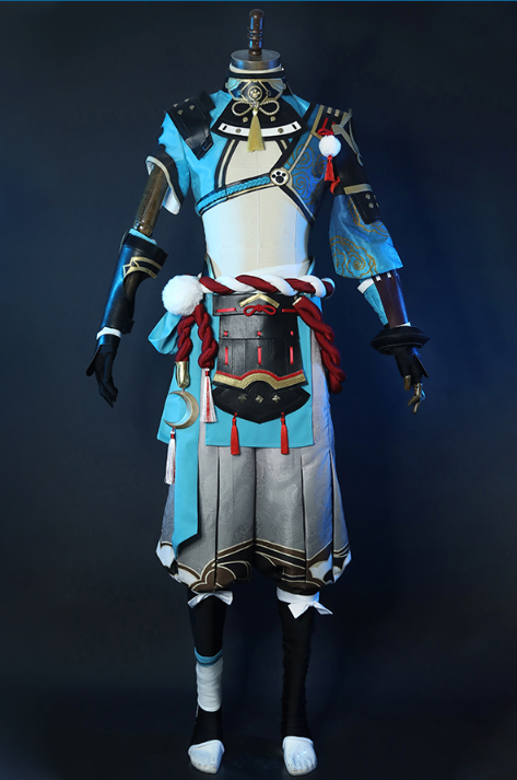 In Stock Game Genshin Impact Gorou Cosplay Costume Halloween Party Outfit For Men Suit Gorou Uniform Role Play XS-XXL