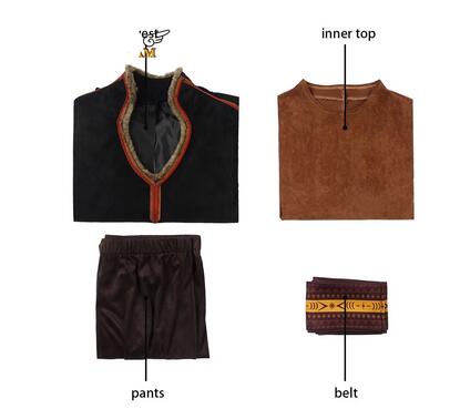 Kristoff Olaf Costume Deluxe Suits Fancy Party Cosplay Halloween Carnival Outfit For Adult Men