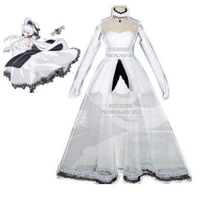 Monenjoy Azur Lane HMS Illustrious Cosplay Costume Royal Navy Cos Suit