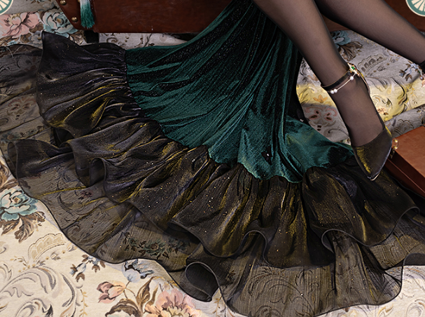 Game Onmyoji SSR Aoandon Cosplay Costume Woman Sexy Halloween Outfits Dress