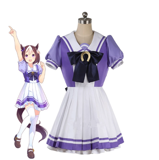 Anime Uma Musume Pretty Derby Tokai Teio Cosplay Costume Dress JK Uniform Tokai Teio Halloween Suit Outfit
