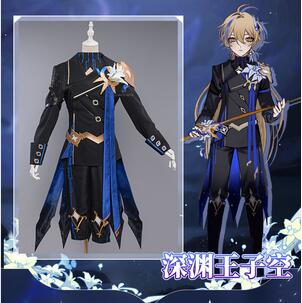 Genshin Impact Cosplay Abyss Prince Aether Costume Traveler Genshin Impact Fanart Cosplay Traveller