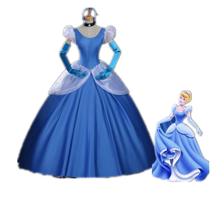 Fashion Womens Ladies Cinderella Princess Costume Adult Costume Fairy Tale Cosplay For Women Hallowmas Party