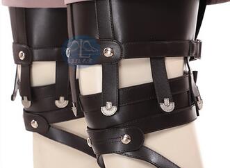 Xenoblade Chronicles Shulk Cosplay Costume Adult Halloween Game Outfit Custom Made Any Size Red Leather Jacket