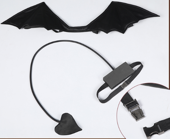 Kitagawa Little Devil Cosplay Costume Wig My Dress-Up Darling Cute Sexy Women Anime Headwear Wing Horn Accessories Full Set