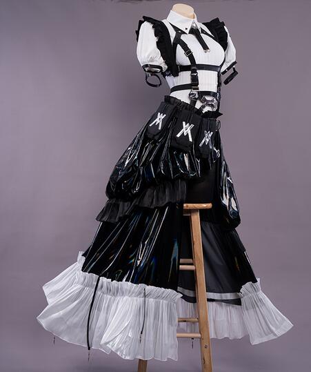 In Stock Combat Maid Cosplay Dress Club Cosplay Costume  AGOTO: �?Club Costume Apron