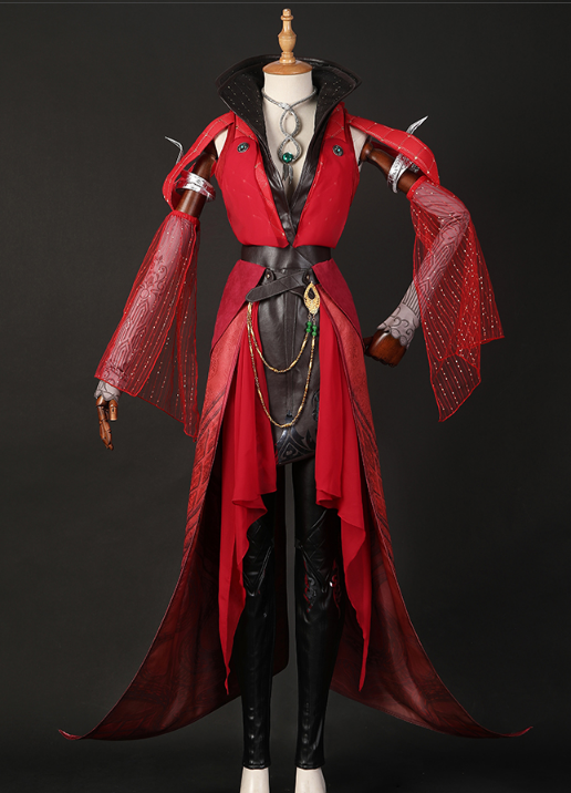 Game Naraka: Bladepoint Ning hongye Cosplay Costume Chinese Ancient Red Dress Women Party Suit Halloween Outfits Custom Made
