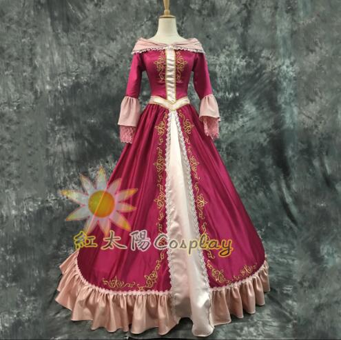 Halloween Dress Cosplay Princess Costume Beauty and The Beast Belle Costume Cosplay Hood Belle Dress