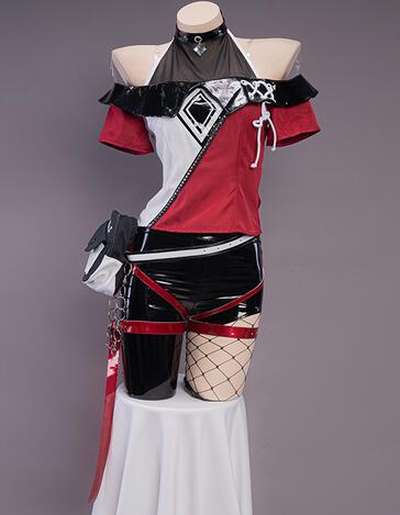 Game Genshin Impact Fanart Band Ver. Xinyan Cosplay Costume Xin Yan Party Role Play Outfit Full Set
