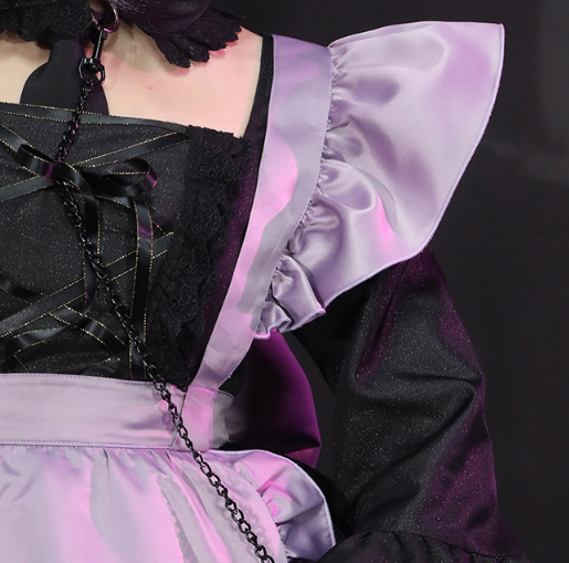 CoCos-SS Anime My Dress-Up Darling Marin Kitagawa Maid Outfit Costume Anime Cosplay Shizuku Kuroe Maid Costume with Cosplay Wig