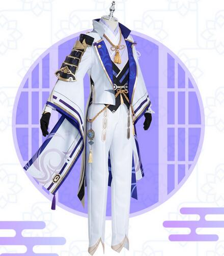 [Copy]Genshin Impact Bennett Cosplay Costume Uniform Wig Anime Halloween High-quality Costumes for Men Game