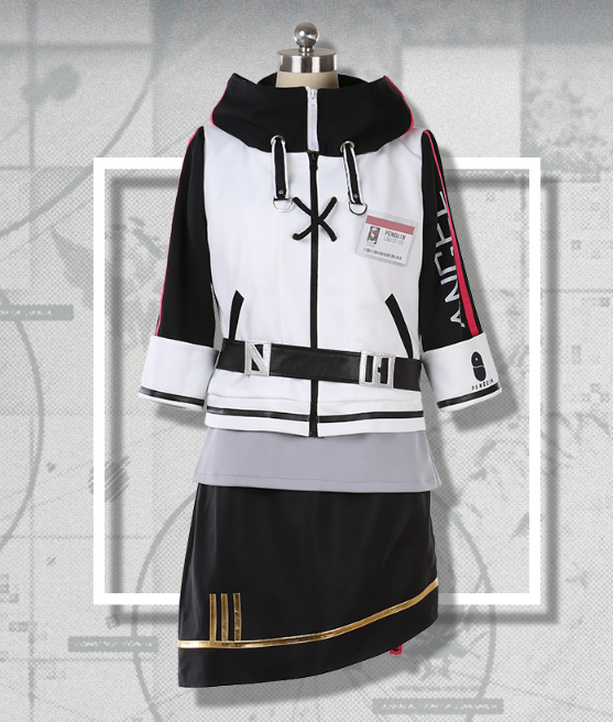 Arknights EXUSIAI Cosplay Costume Game Sniper Uniform Men Women Halloween Costume Daily Outfit Custom Made Any Size