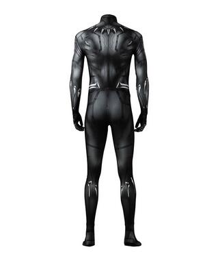 Black Wakanda Panther T'Challa Cosplay TChalla Jumpsuit Bodysuit Costume Panther Mask Outfits For Halloween Carnival Party