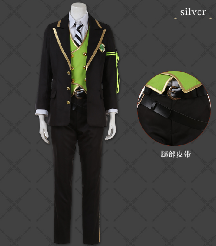 Anime Twisted Wonderland Diasomnia Sebek Silver Lilia Malleus School Uniforms Cosplay Costume Carnival Uniforms H