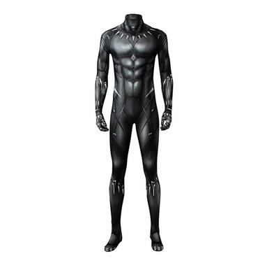 Black Wakanda Panther T'Challa Cosplay TChalla Jumpsuit Bodysuit Costume Panther Mask Outfits For Halloween Carnival Party