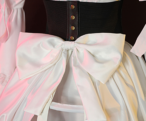 COWOWO Anime!Touhou Project Remilia Scarlet Demon Gothic Dress Elegant Lovely Uniform Cosplay Costume Role Play Outfit Women NEW