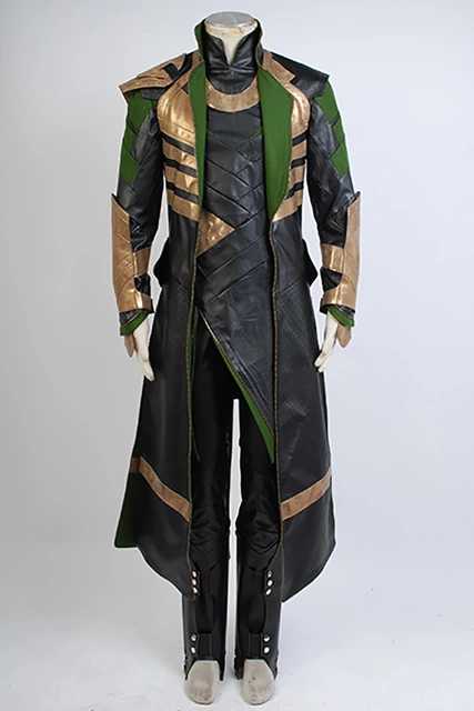 Thor Costume The Dark World Cosplay Loki Costume Full Sets Uniform Cosplay Halloween Carnival Men Costume