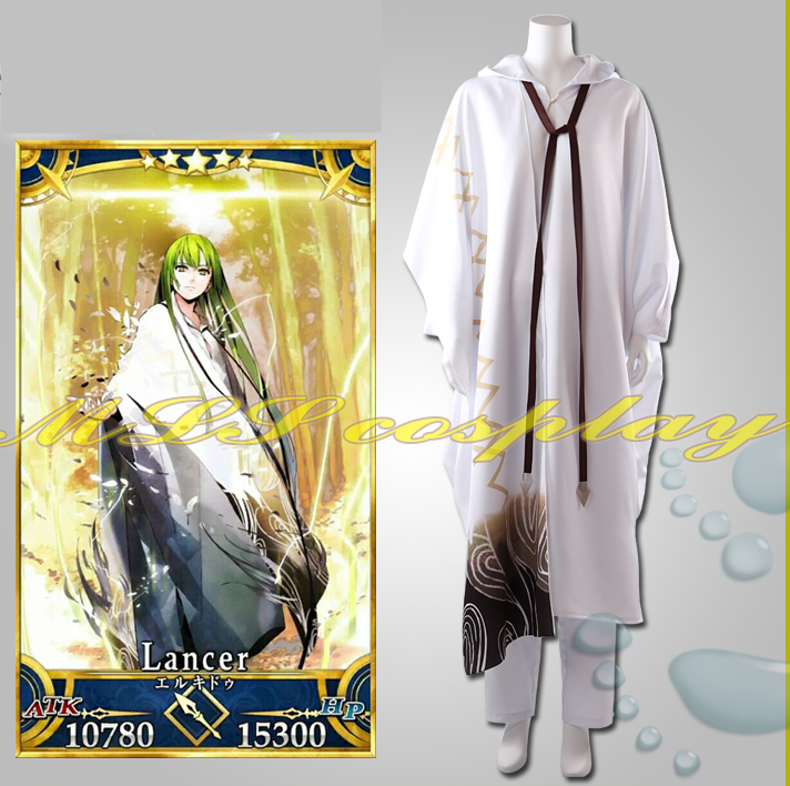 Fate/Grand Order cosplay costume Lancer Enkidu costume Halloween party costume