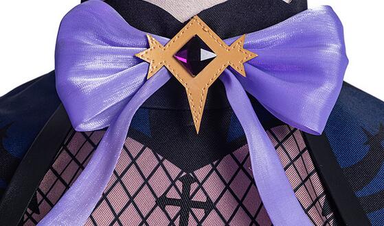 High-quality Genshin Impact Fischl Cosplay Costume Uniform Wig Anime Halloween Costumes for Women Game