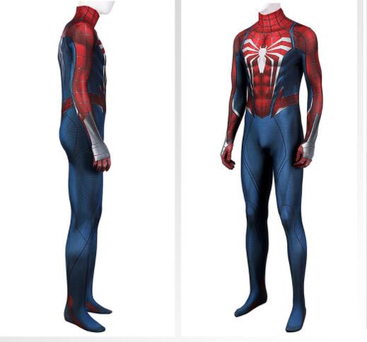 From movie Advanced Version Movie Iron costume Cosplay 3D Print Spandex Homecoming Costume Bodysuit Halloween cosplay Jumpsuit