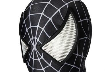 Movie Spider-Man3 Costume Cosplay Eddie Brock Venom Cosplay Adult Bodysuit Set 3D Printed Stretch Black Spiderman Jumpsuit Set