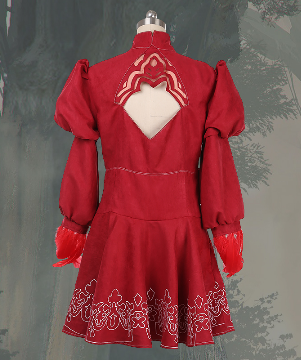 Athemis NieR Automata Cosplay Costumes YoRHa No. 2 Type B Cosplay Costume 2b Set White Black Red Set Custom Made Size