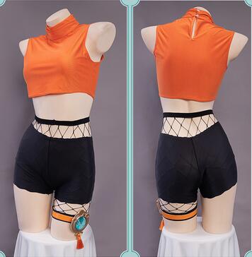 Game Genshin Impact Sayu Cosplay Costume Halloween Outfit Sweet Cute Uniform Dress Party Role Play