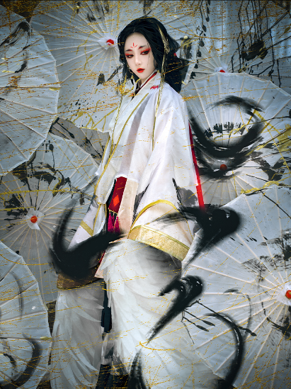 Onmyoji SP Night Bird Dai Xiao Gu Huo Niao Cosplay Costume Woman Halloween Cosplay Japanese Kimono Dress