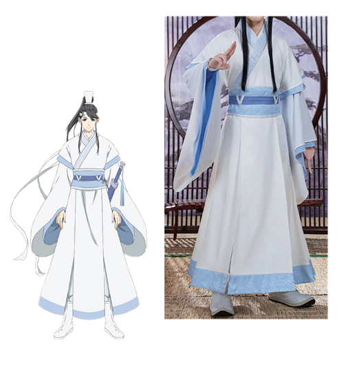 DokiDoki-SR Anime Mo Dao Zu Shi Cosplay Lan SiZhui Costume Men Mo Dao Zu Shi Cosplay Lan Jing YI Anime Dao Mo To Shi