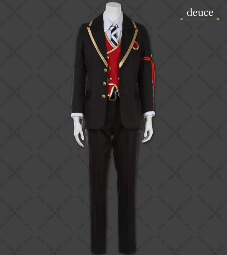Twisted Wonderland Riddle/Trey/Deuce/Cater/Ace Cosplay Costume Uniform Outfit Halloween Carnival Costumes