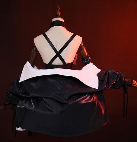 Anime! Arknights Surtr RHODES ISLAND Game Suit Dress Coat Uniform Cosplay Costume Halloween Party Outfit For Women 2020 NEW