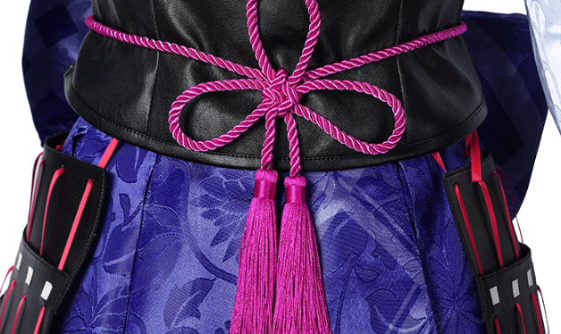 ROLECOS Genshin Impact Kamisato Ayaka Cosplay Costume Game Genshin Outfit Dress for Women Party Sexy Uniform Dress Full Set