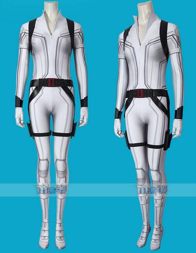 2021 Newest Superheroine Halloween Cosplay Captain Natalia Yelena Printing Jumpsuit Sexy Widow Costume Natasha Sexy Bodysuit