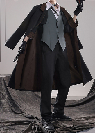 Anime Bungo Stray Dogs Cosplay Nakahara Chuya Cosplay Costume Uniform Anime Bungo Stray Dogs Nakahara Chuya