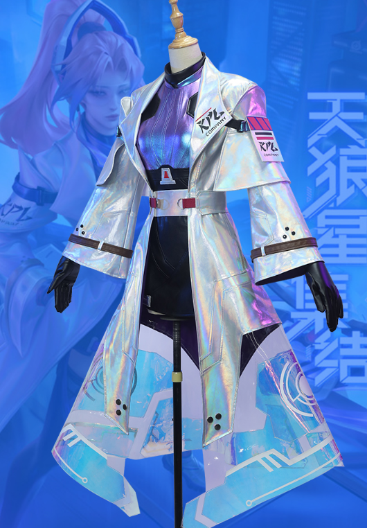 Game King Of Glory Jia Luo Cos Costume Kpl New Skin Sirius Light Tracer Halloween Party Women's Anime Cosplay Birthday Gift