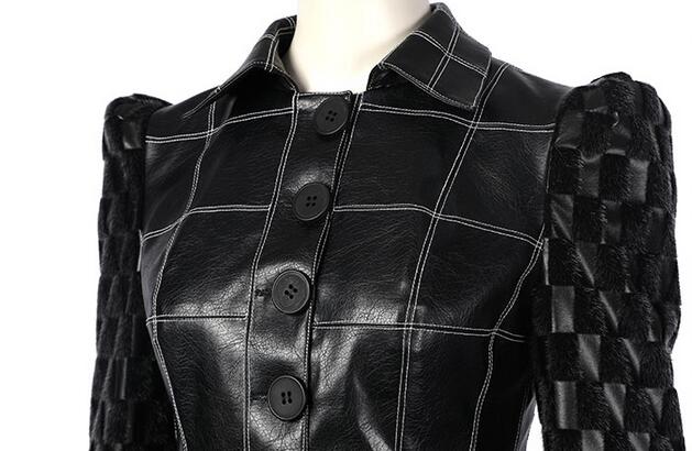 Cruella Cosplay Dress Fashion Evil Queen Costume Lady Black Outfit Evening Party Emma Magic Formal Suit Coat Skirt Gloves