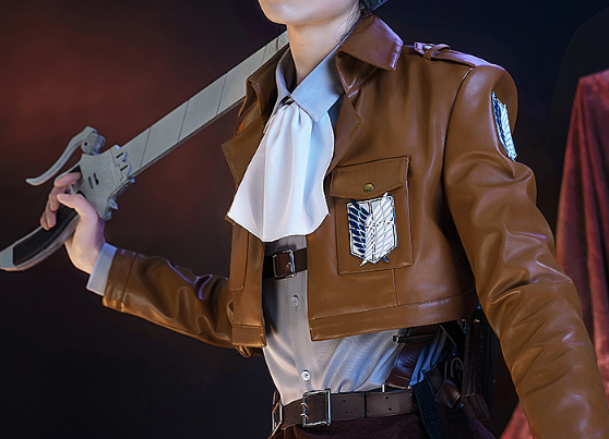 DokiDoki-SR Anime Attack on Titan Cosplay Mikasa Ackerman Shingeki no Kyojin Eren/Levi Anime Cosplay Attack on Titan