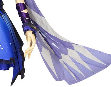 High-quality Opulent Splendor Genshin Impact Keqing Cosplay Costume Uniform Wig Anime Chinese Style Halloween Costumes Game