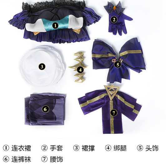 LOL Gwen Cosplay Costume League of Legends The Hallowed Seamstress Battle Lolita Dress Gorgeous