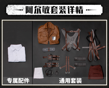DokiDoki-SR Anime Attack on Titan Cosplay Mikasa Ackerman Shingeki no Kyojin Eren/Levi Anime Cosplay Attack on Titan