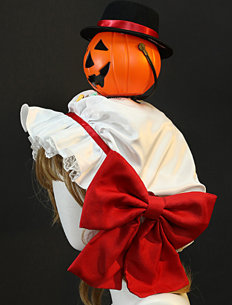 COWOWO Anime!Touhou Project Flandre Scarlet Halloween Maid Dress Lovley Uniform Cosplay Costume Party Role Play Outfit Women NEW