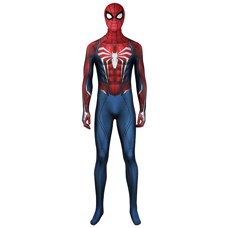 From movie Advanced Version Movie Iron costume Cosplay 3D Print Spandex Homecoming Costume Bodysuit Halloween cosplay Jumpsuit