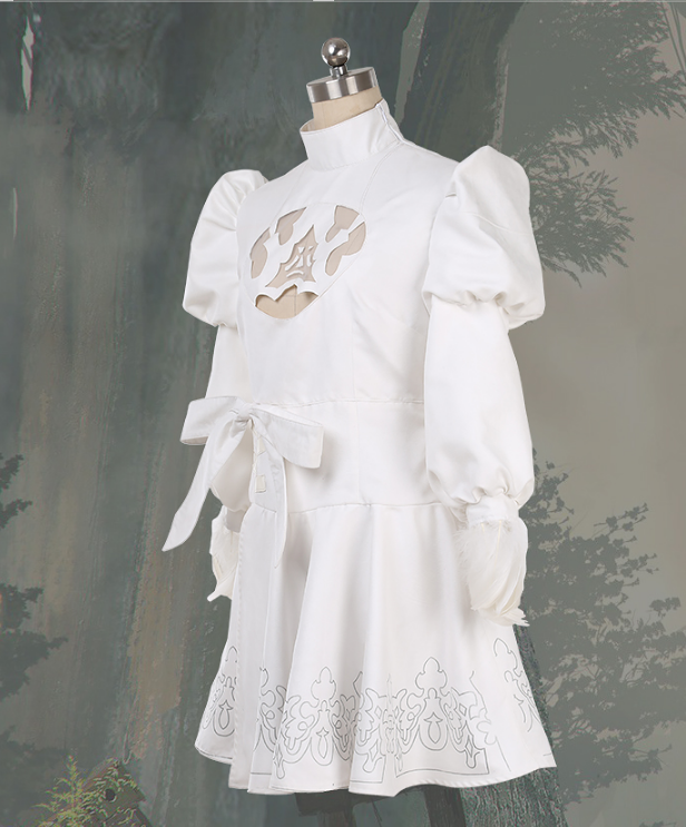 Athemis NieR Automata Cosplay Costumes YoRHa No. 2 Type B Cosplay Costume 2b Set White Black Red Set Custom Made Size