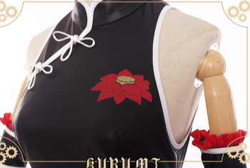 Anime Date A Live Cosplay Tokisaki Kurumi Cosplay Costume Tokisaki Kurumi Cheongsam Halloween Costumes